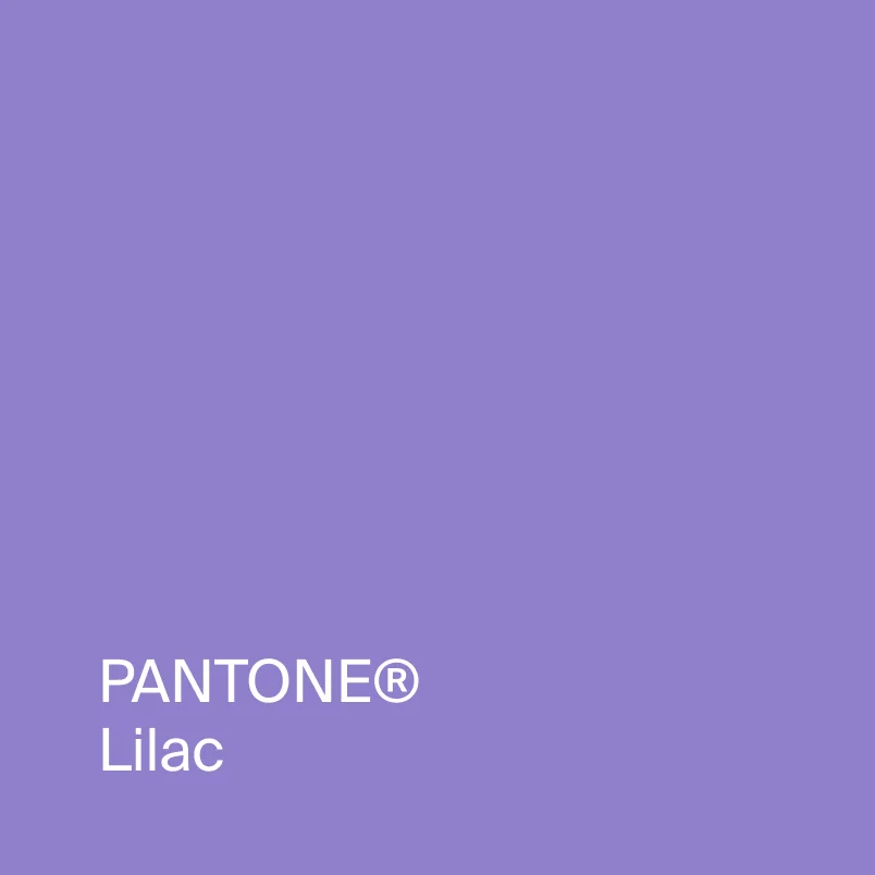 Pantone Lilac color swatch