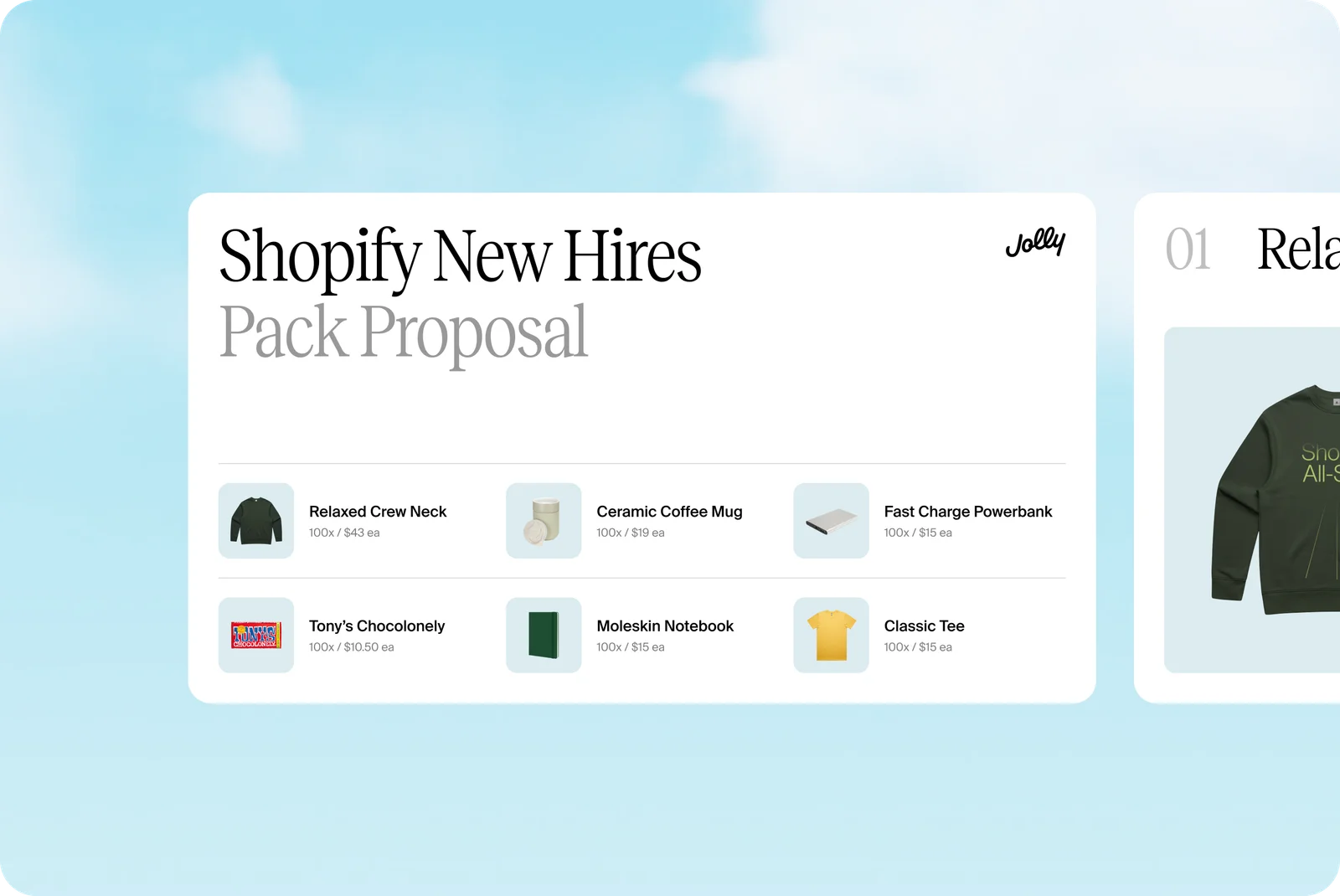 Process illustration for creating your proposal